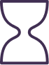 Hourglass top lid component